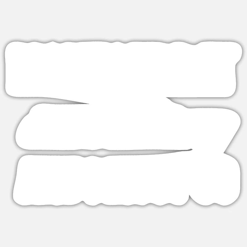 Montserrat - Sticker taille S (10 x 10 cm) - blanc mat