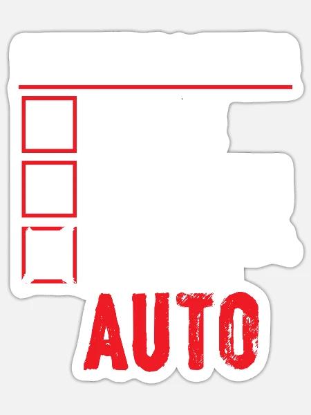 Beziehungsstatus Wen ineressierts ich habe Auto - Sticker Größe S (10 x 10 cm) - Mattweiß