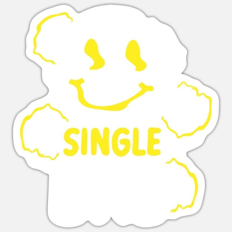 Single Father Daddy Single Parent Dad Sticker size S (10 x 10 cm)