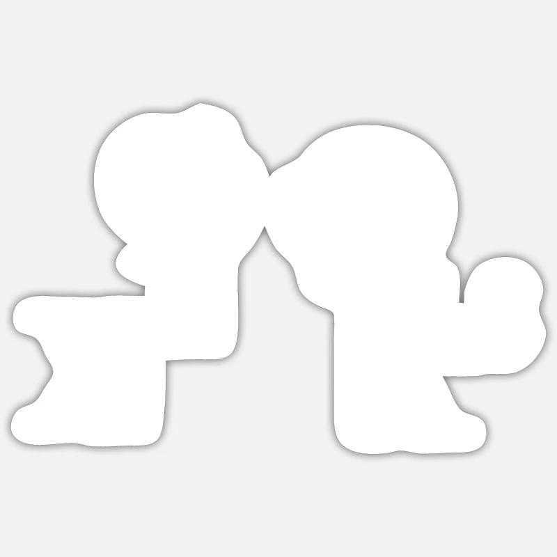 Professeur de mathématiques Blague Mathématicien - Sticker taille S (10 x 10 cm) - blanc mat