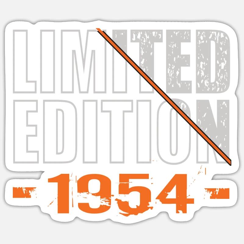 Édition limitée 1954 - Sticker taille S (10 x 10 cm) - blanc mat