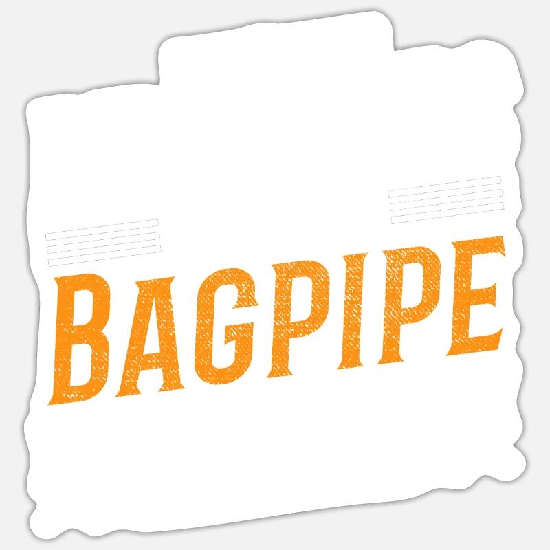 Cornemuses Mélomanes Cornemuses Sticker taille S (10 x 10 cm)