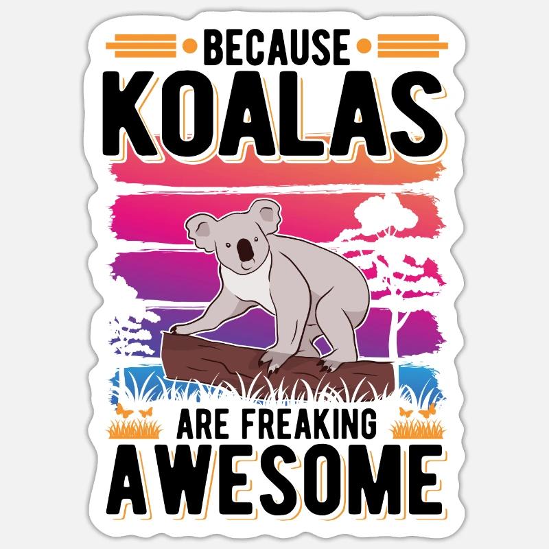 Koala Koala Bear Sticker size S (10 x 10 cm)