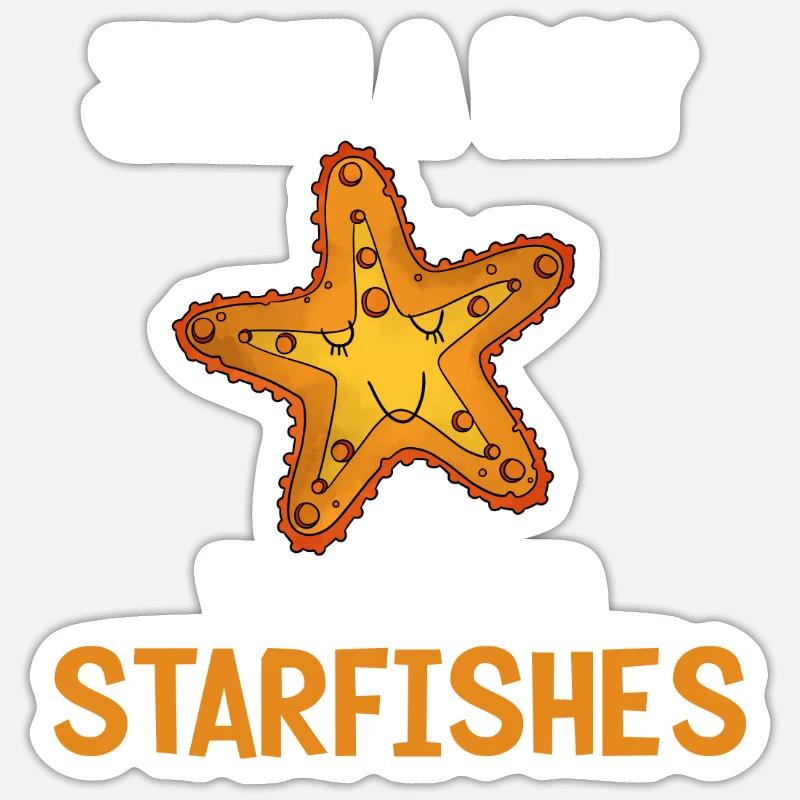 Seestern Sticker Größe S (10 x 10 cm)