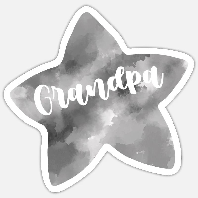 Seestern - Sticker Größe S (10 x 10 cm) - Mattweiß