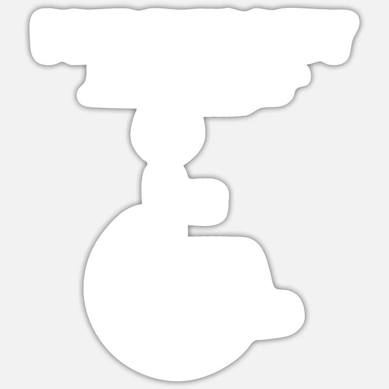 Bitte kein Mitleid Sticker Größe S (10 x 10 cm)