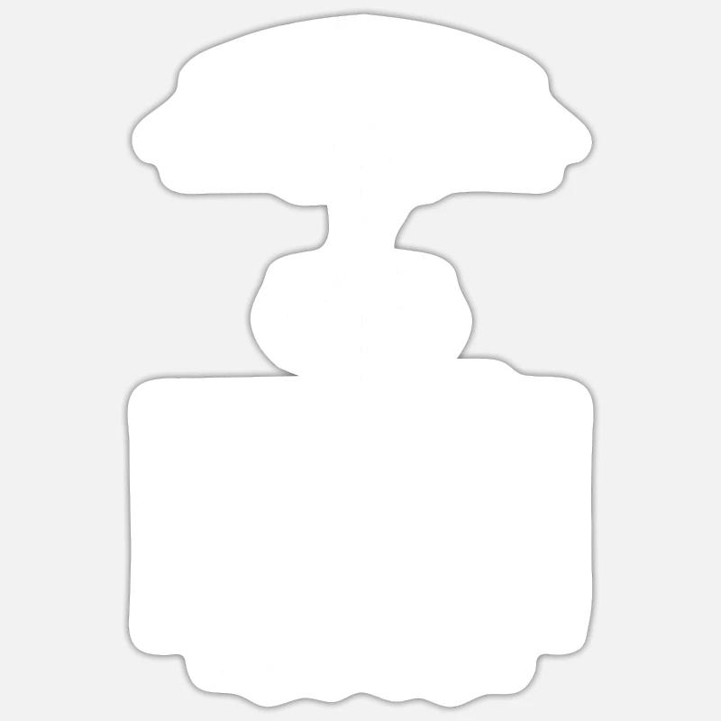 Kapitän Boot Segler Geschenk - Sticker Größe S (10 x 10 cm) - Mattweiß