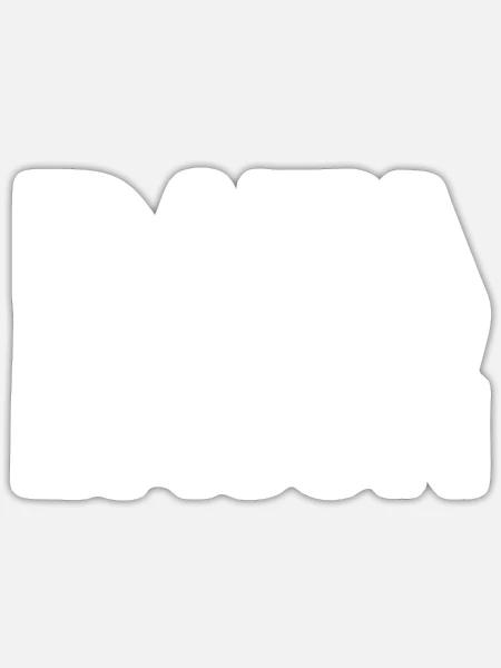 Daten sind der neue Speck - Datenbank - Sticker Größe S (10 x 10 cm) - Mattweiß