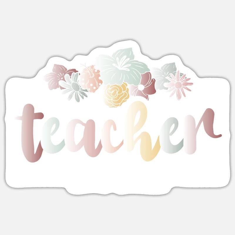 Futurs enseignants Formation des enseignants Programme de formation des étudiants Sticker taille S (10 x 10 cm)