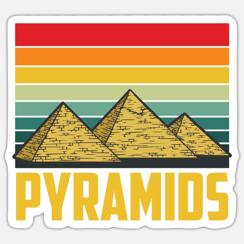 Pyramide Ägypten Sphinx Gizeh Anubis Sticker Größe S (10 x 10 cm)