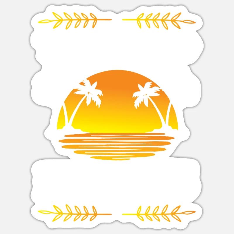 Mode Thaïlande - Sticker taille S (10 x 10 cm) - blanc mat