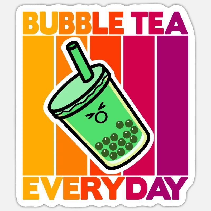 Bubble Tea Everyday Sticker size S (10 x 10 cm)