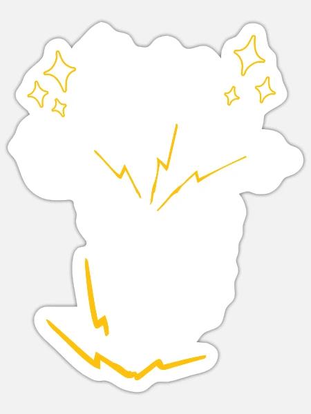 Storm Chaser Hurricane Meteorology - Sticker Größe S (10 x 10 cm) - Mattweiß