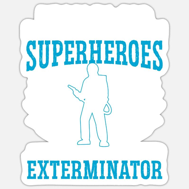 Exterminator Animal Control Pest Control Sticker size S (10 x 10 cm)