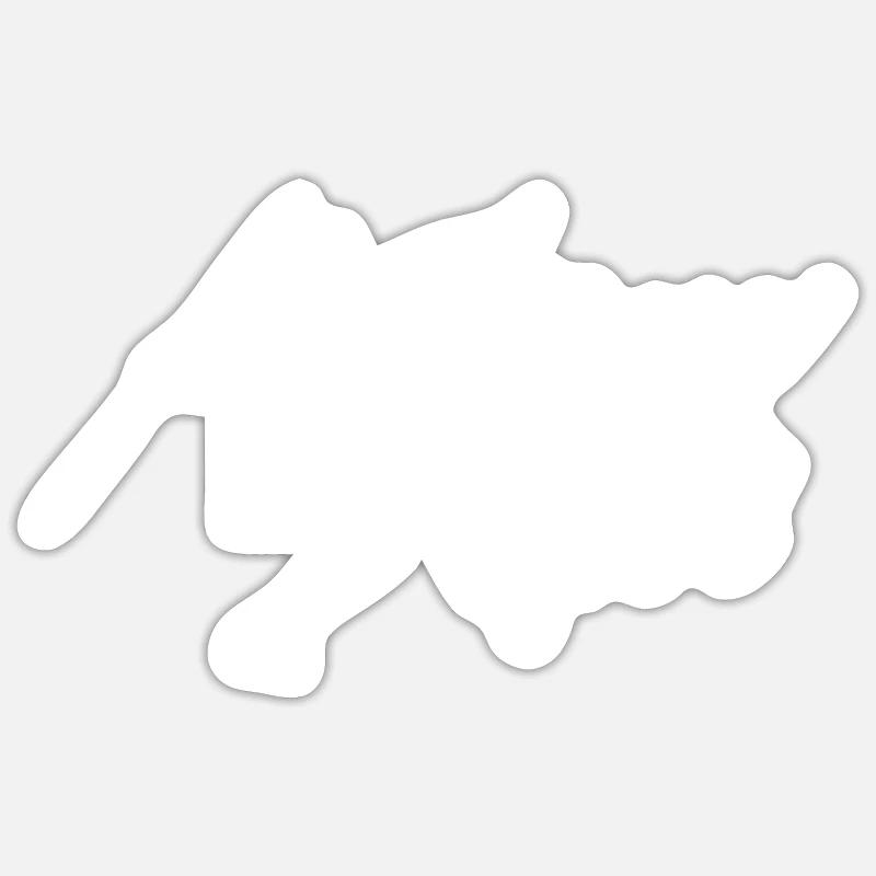 Weit Werfen Speerwerfen Speerwurf Speerwerfer Sticker Größe S (10 x 10 cm)