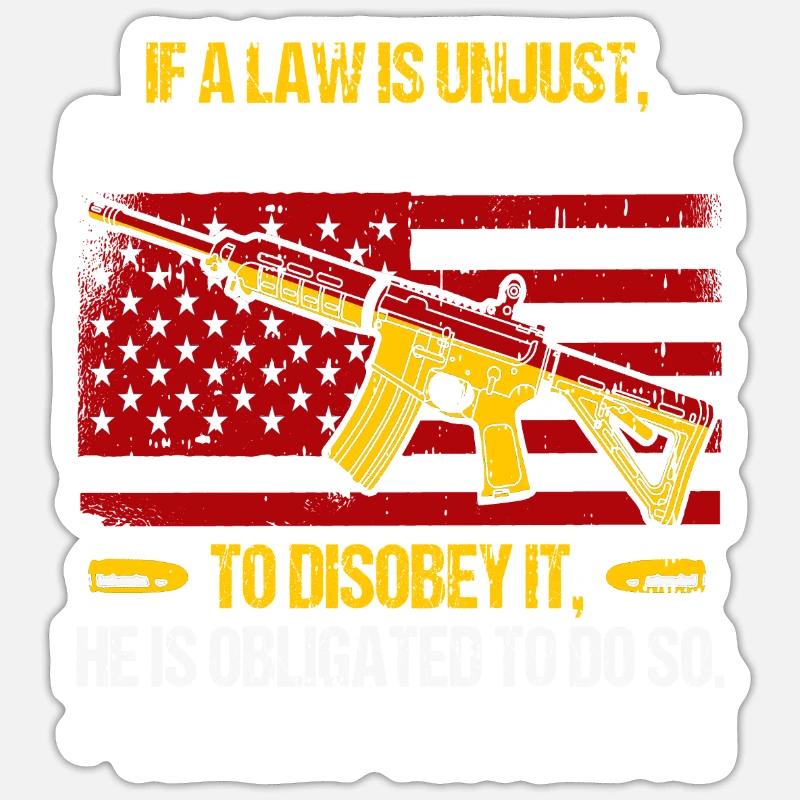 Thomas Jefferson - Sticker Größe S (10 x 10 cm) - Mattweiß