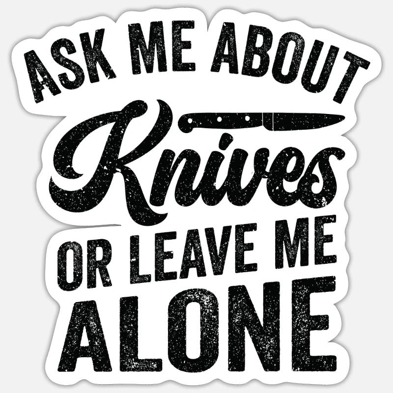 Knifemaking Knife Making Bladesmith Smithing Sticker size S (10 x 10 cm)