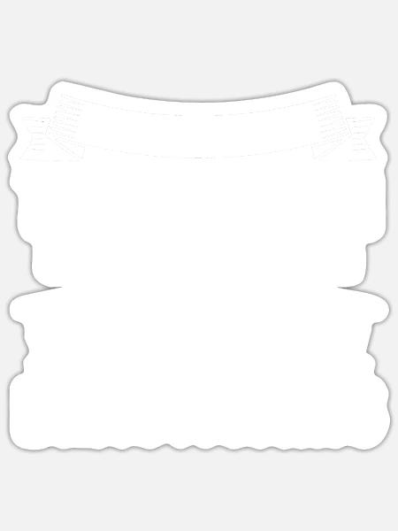 Trauzeugin Hochzeit Trauzeuginnen Geschenk - Sticker Größe S (10 x 10 cm) - Mattweiß