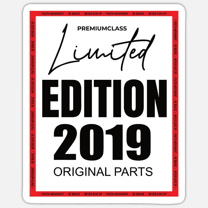 Édition limitée 2019 - Sticker taille S (10 x 10 cm) - blanc mat