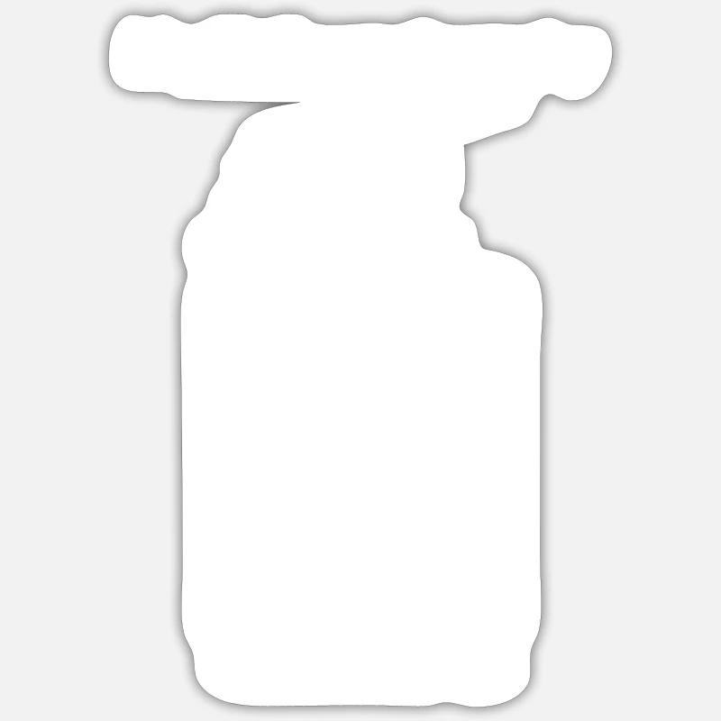 Liquid Chromatography - Sticker size S (10 x 10 cm) - white matte