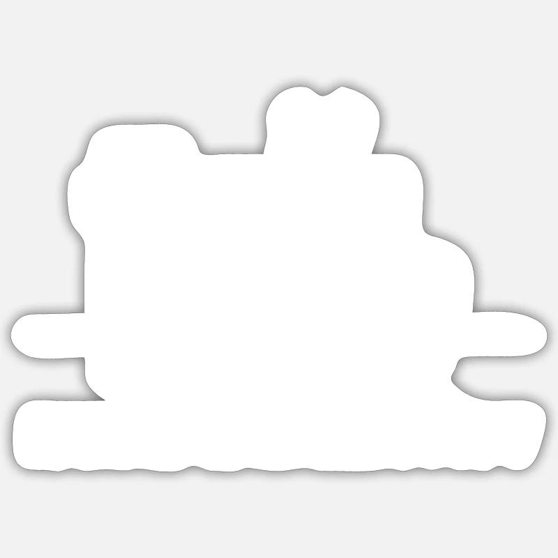 Raman Spectroscopy - Sticker size S (10 x 10 cm) - white matte