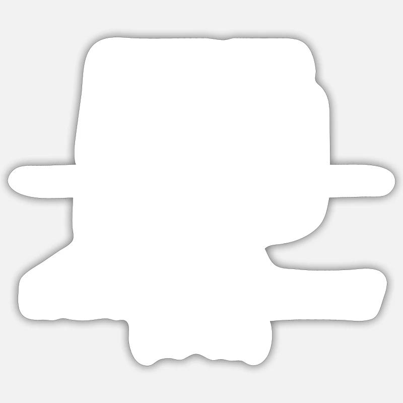 Spectrophotométrie UV Vis - Sticker taille S (10 x 10 cm) - blanc mat