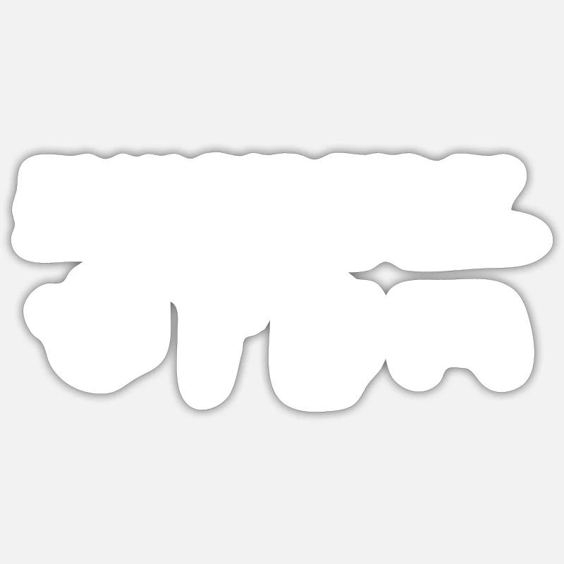 Plan For Today Funny Sticker size S (10 x 10 cm)