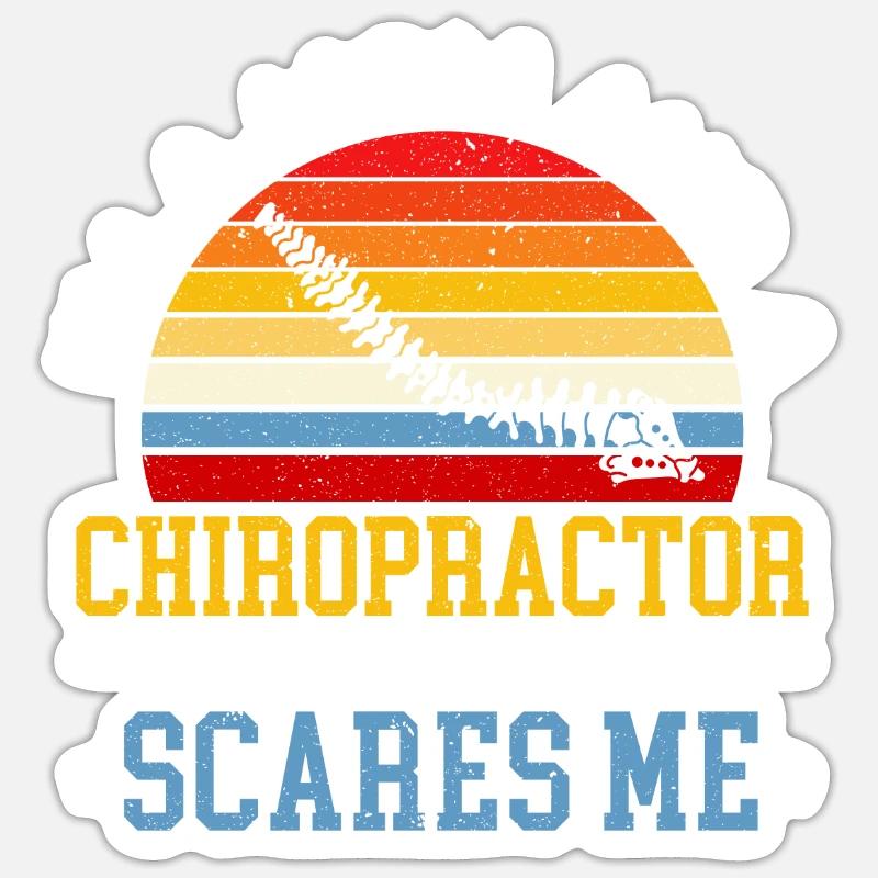 Ich bin eine Mutter und ein Chiropraktiker Wirbelsäulenchirurg Sticker Größe S (10 x 10 cm)