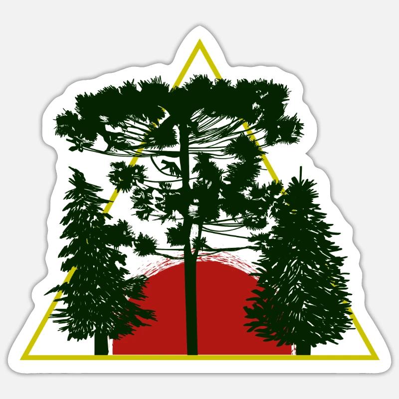 Baum Sticker Größe S (10 x 10 cm)