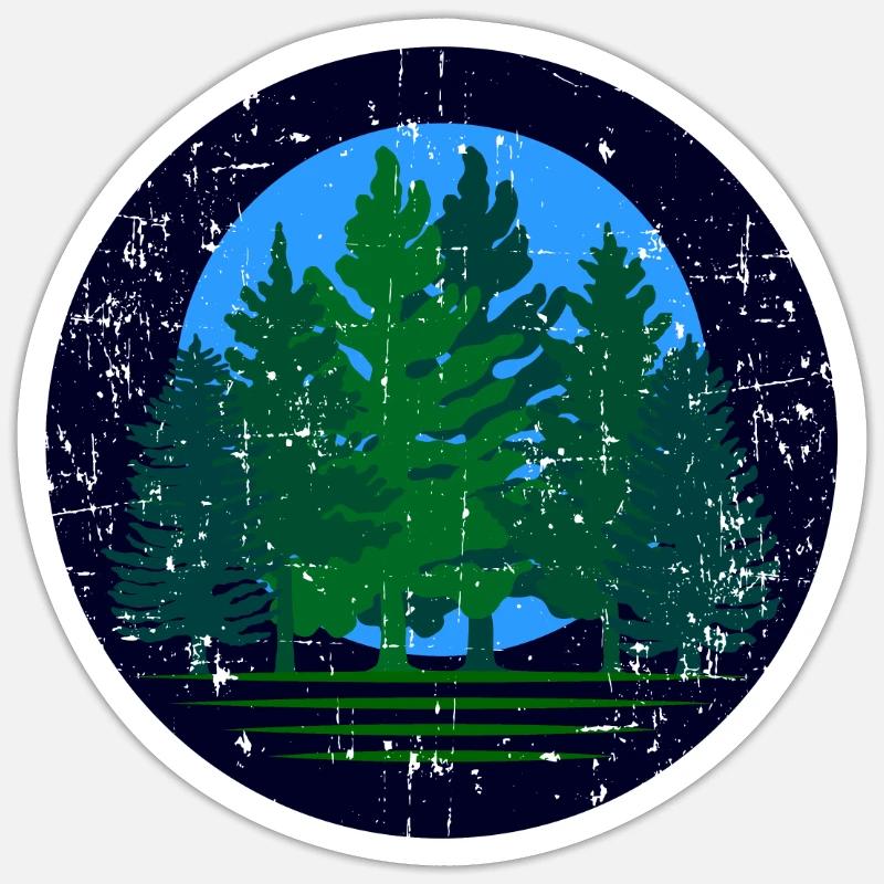 Tree - Sticker size S (10 x 10 cm) - white matte