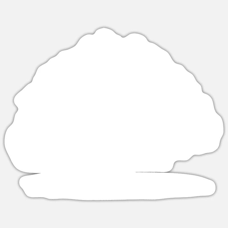 Arbre - Sticker taille S (10 x 10 cm) - blanc mat