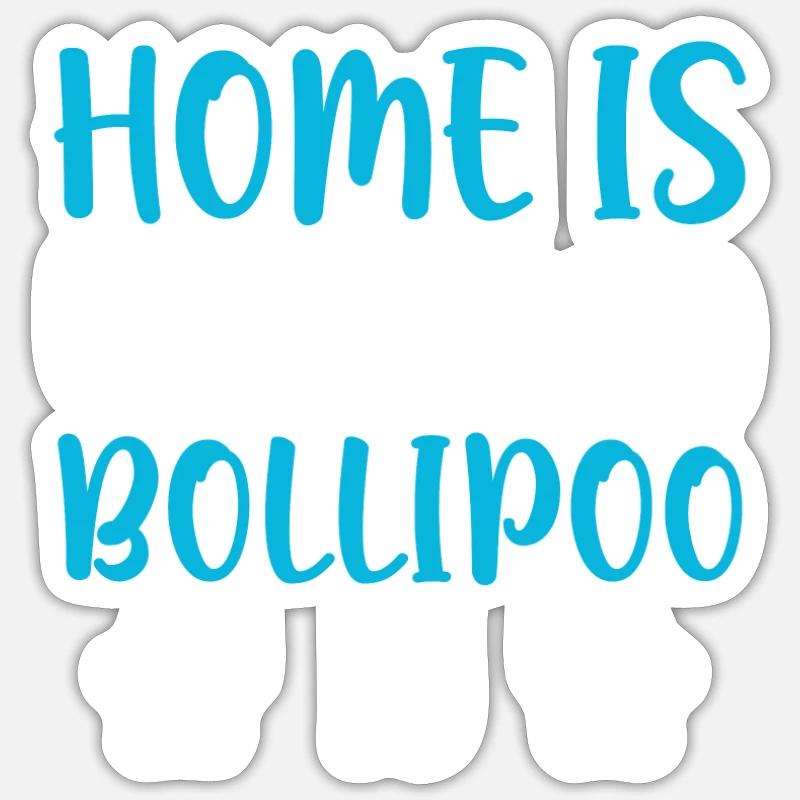 Bollipoo - Sticker size S (10 x 10 cm) - white matte