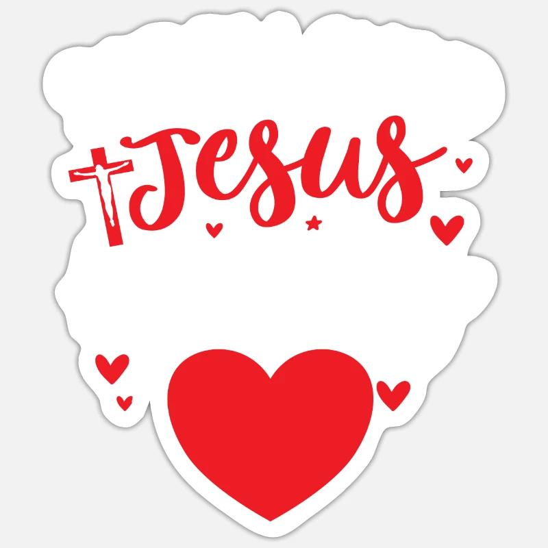 Kirche Sticker Größe S (10 x 10 cm)