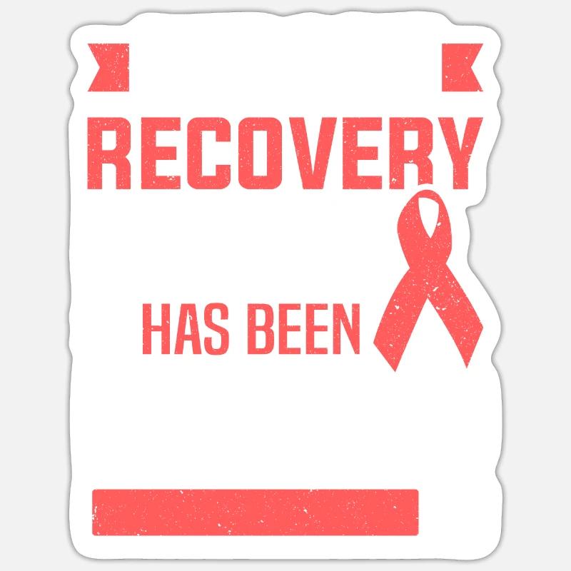 Schlaganfall-Wiederherstellungsmodus initiiert Schlaganfall-Überlebender Sticker Größe S (10 x 10 cm)