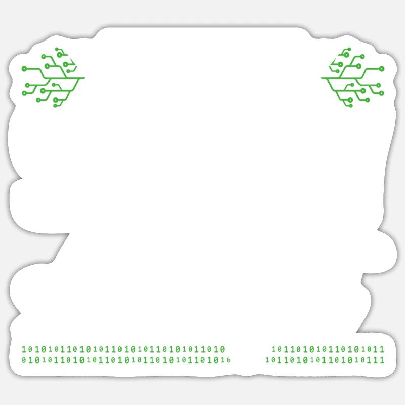 Cybersecurity Analyst Hacker IT Sicherheit Hack Sticker Größe S (10 x 10 cm)