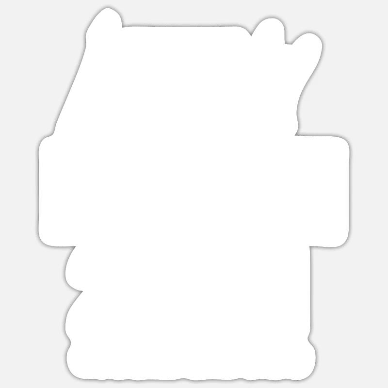 Édition limitée 2021 - Sticker taille S (10 x 10 cm) - blanc mat