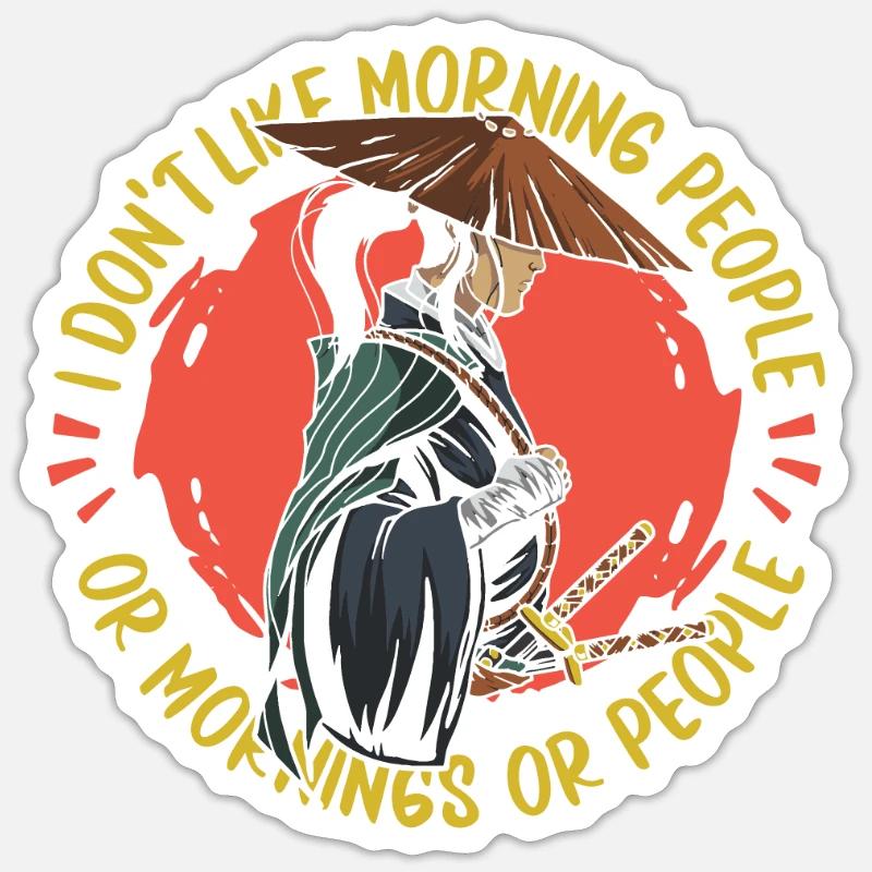 Samurai Sticker size S (10 x 10 cm)