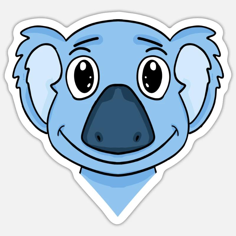 Koala - Sticker size S (10 x 10 cm) - white matte
