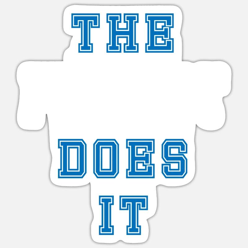 The Florst does it Florist Gift Sticker size S (10 x 10 cm)