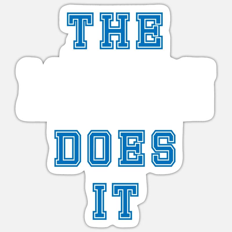 The Librarian does it Librarian Gift Sticker size S (10 x 10 cm)