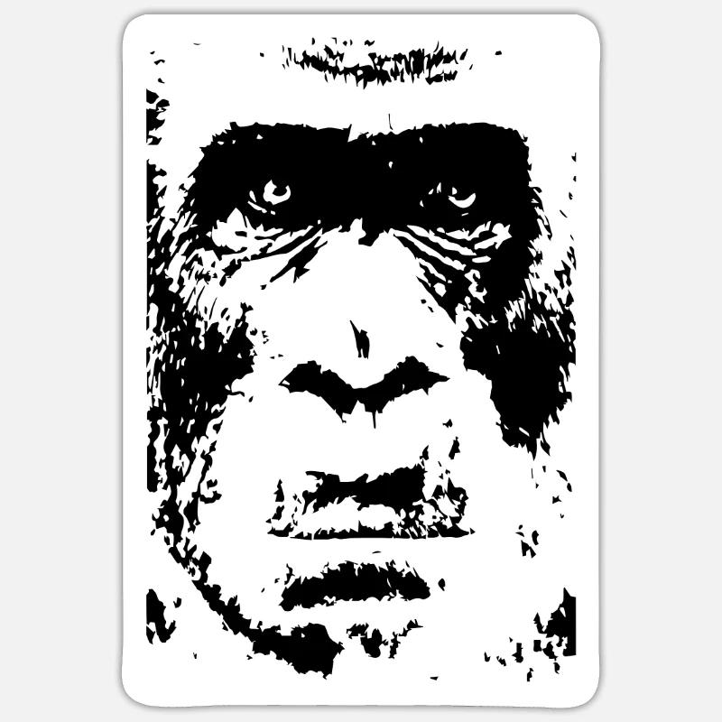 Monkey - Sticker size S (10 x 10 cm) - white matte