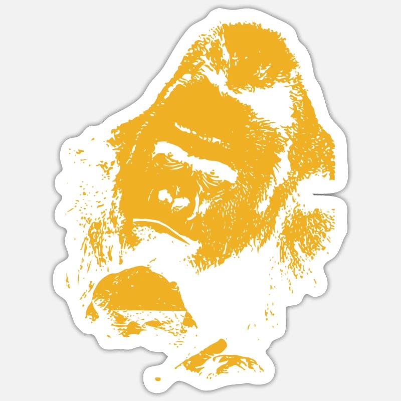 Singe Sticker taille S (10 x 10 cm)