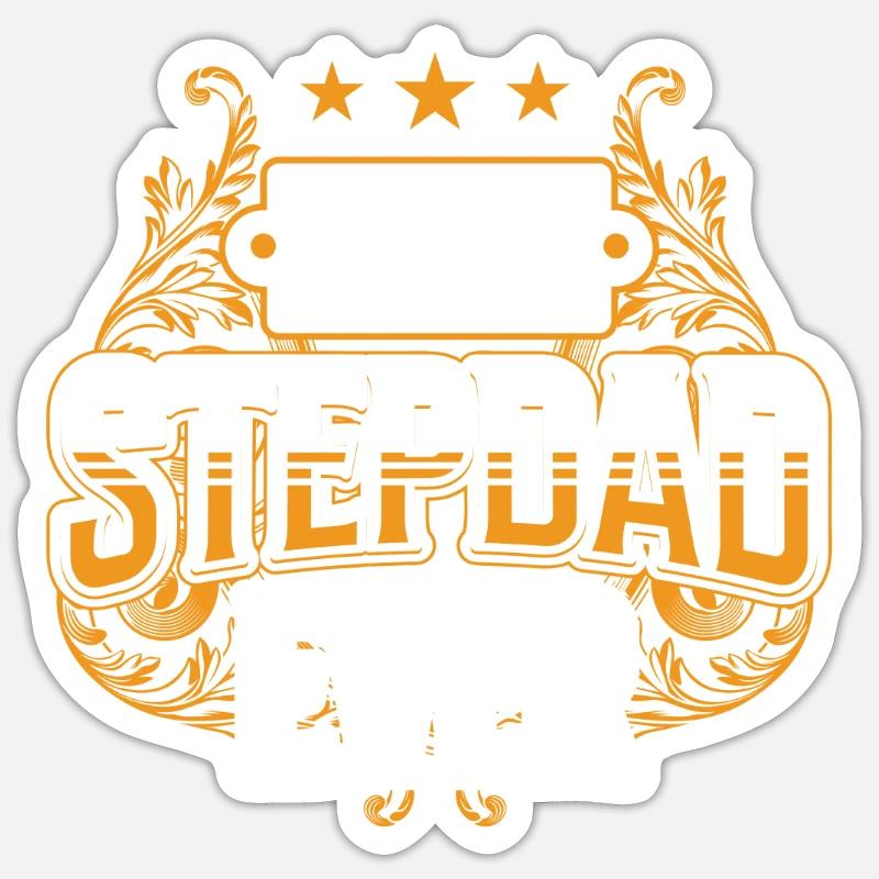 Best Stepfather Ever Stepdad Stepdad Stepdad Stepdad Sticker size S (10 x 10 cm)