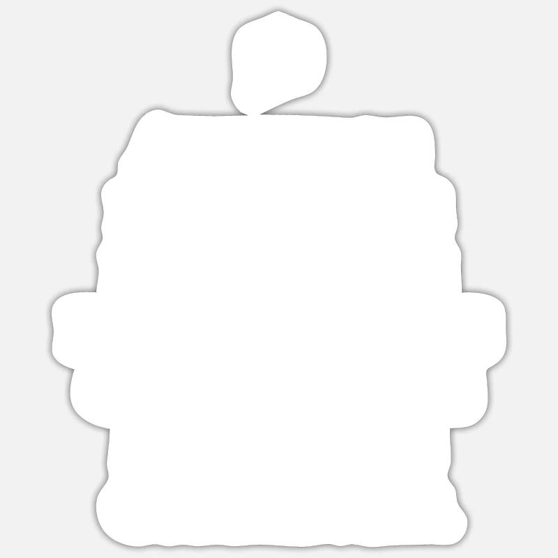 rive wite Sticker taille S (10 x 10 cm)