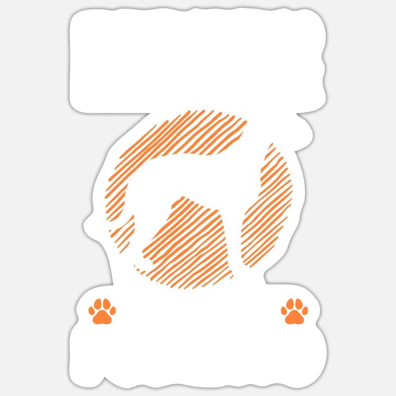 Everything better with Podenco Spain hunting dog - Sticker size S (10 x 10 cm) - white matte