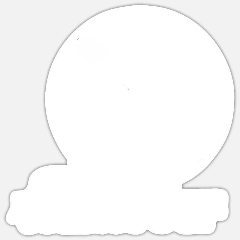 Werewolf Full Moon Wolf Wolf Pack Sticker size S (10 x 10 cm)