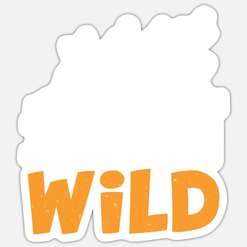 COURSE SAUVAGE Trailrunner Course de jogging Sticker taille S (10 x 10 cm)