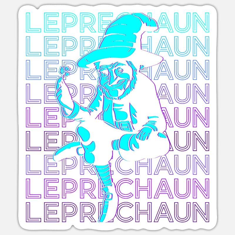 Kobold Retro - Sticker size S (10 x 10 cm) - white matte