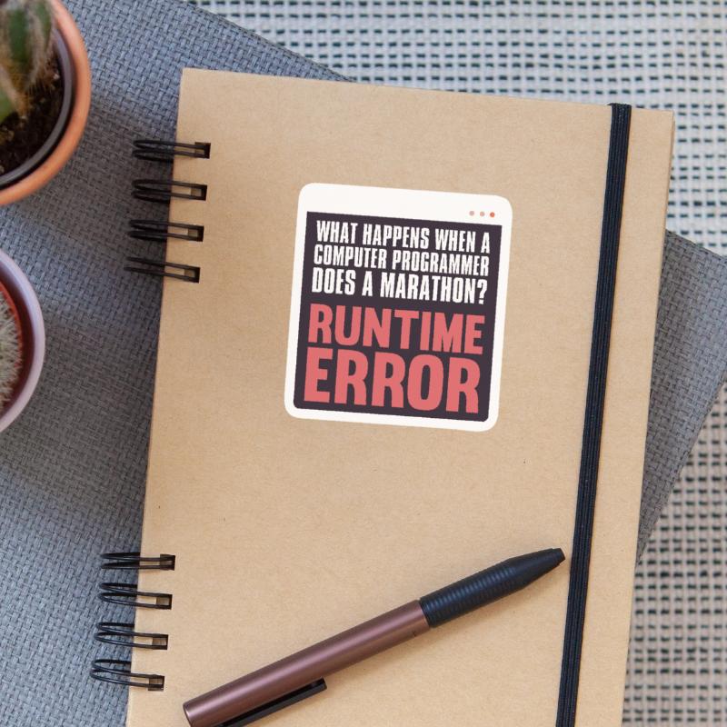 Programmer Coder Software Developer Sticker size S (10 x 10 cm)