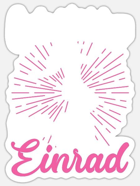 Coole Mädchen fahren Einrad - Sticker Größe S (10 x 10 cm) - Mattweiß
